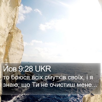 Йов 9:28 UKR Bible Verse Image