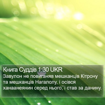 Книга Суддів 1:30 UKR Bible Verse Image