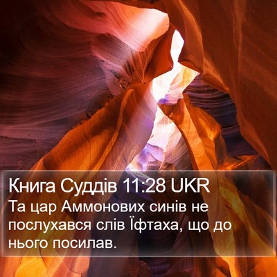 Книга Суддів 11:28 UKR Bible Verse Image