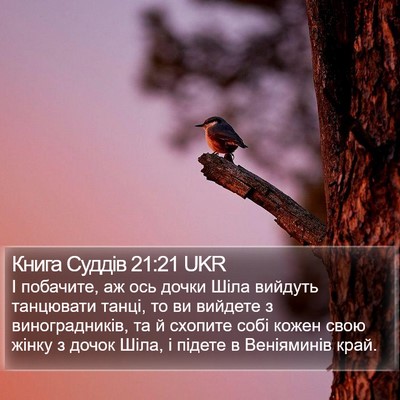 Книга Суддів 21:21 UKR Bible Verse Image