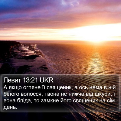 Левит 13:21 UKR Bible Verse Image
