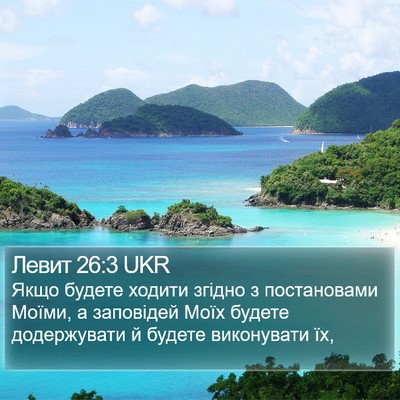 Левит 26:3 UKR Bible Verse Image