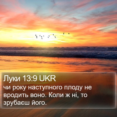 Луки 13:9 UKR Bible Verse Image