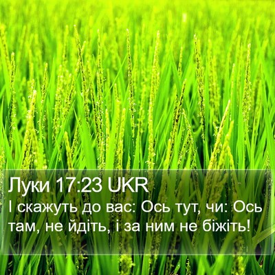 Луки 17:23 UKR Bible Verse Image