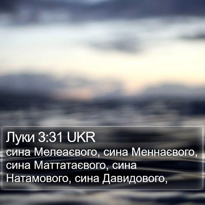 Луки 3:31 UKR Bible Verse Image