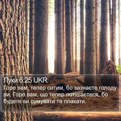 Луки 6:25 UKR Bible Verse Image