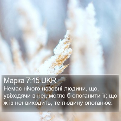 Марка 7:15 UKR Bible Verse Image