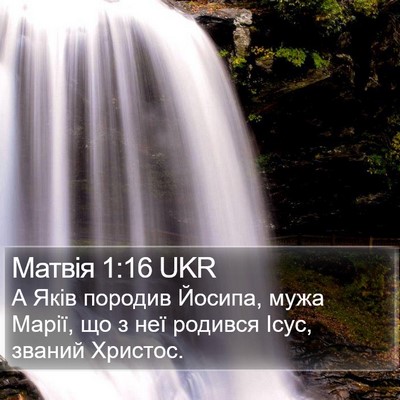 Матвія 1:16 UKR Bible Verse Image