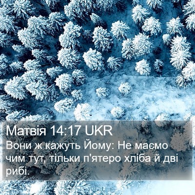 Матвія 14:17 UKR Bible Verse Image