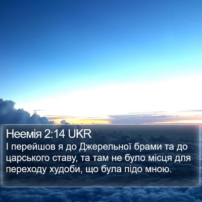 Неемія 2:14 UKR Bible Verse Image