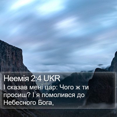 Неемія 2:4 UKR Bible Verse Image