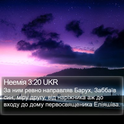 Неемія 3:20 UKR Bible Verse Image