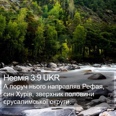 Неемія 3:9 UKR Bible Verse Image