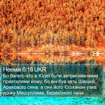 Неемія 6:18 UKR Bible Verse Image