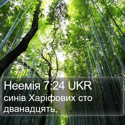 Неемія 7:24 UKR Bible Verse Image