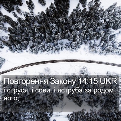 Повторення Закону 14:15 UKR Bible Verse Image