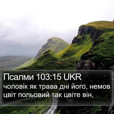 Псалми 103:15 UKR Bible Verse Image
