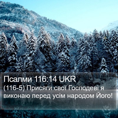Псалми 116:14 UKR Bible Verse Image