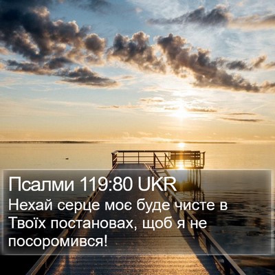 Псалми 119:80 UKR Bible Verse Image