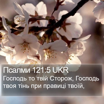 Псалми 121:5 UKR Bible Verse Image