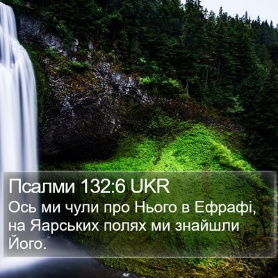 Псалми 132:6 UKR Bible Verse Image