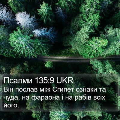 Псалми 135:9 UKR Bible Verse Image