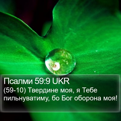 Псалми 59:9 UKR Bible Verse Image