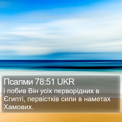 Псалми 78:51 UKR Bible Verse Image