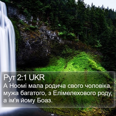 Рут 2:1 UKR Bible Verse Image