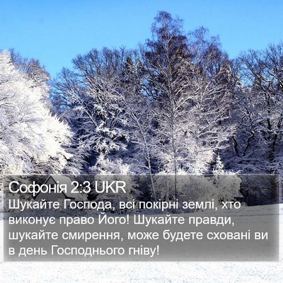 Софонія 2:3 UKR Bible Verse Image