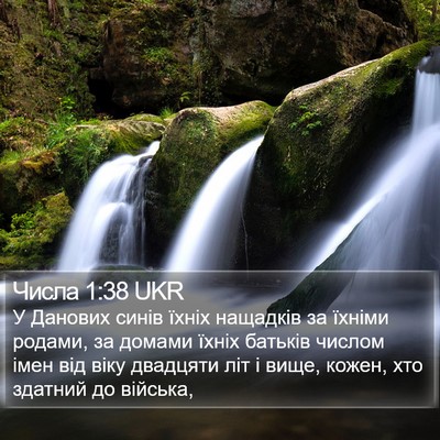 Числа 1:38 UKR Bible Verse Image