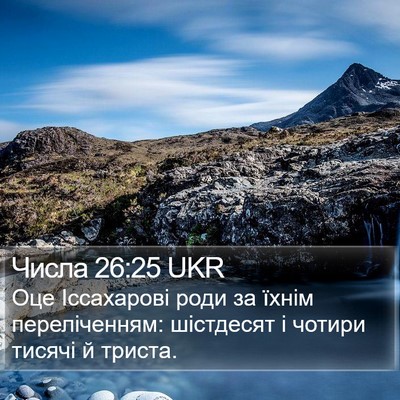 Числа 26:25 UKR Bible Verse Image