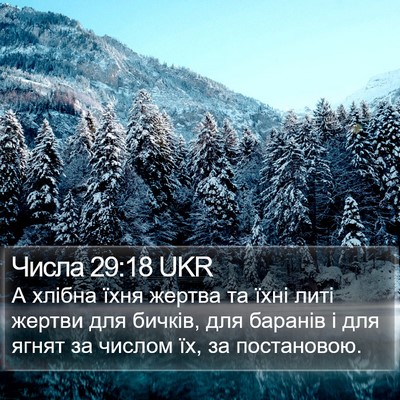 Числа 29:18 UKR Bible Verse Image