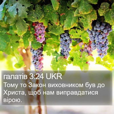 галатів 3:24 UKR Bible Verse Image