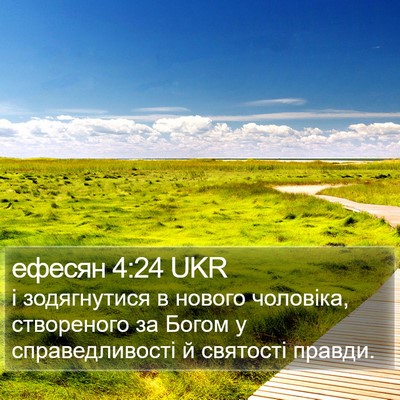 ефесян 4:24 UKR Bible Verse Image