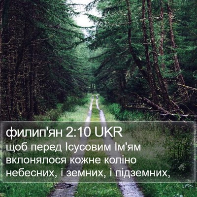 филип'ян 2:10 UKR Bible Verse Image