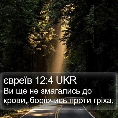 євреїв 12:4 UKR Bible Verse Image