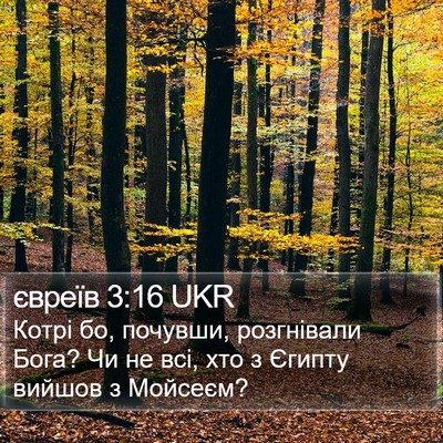 євреїв 3:16 UKR Bible Verse Image
