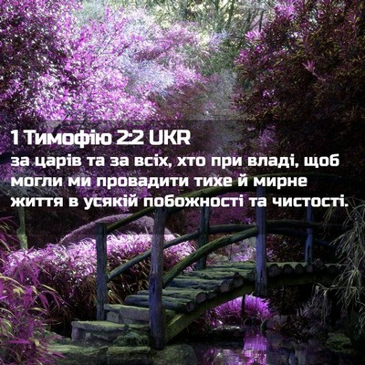 Picture 02 - 1 Тимофію 2:2 UKR - за царів та за всіх, хто при - Bible Verse Picture