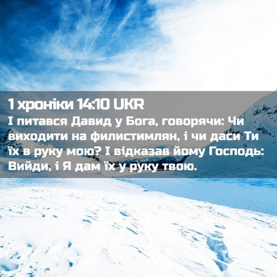 Picture 02 - 1 хроніки 14:10 UKR - І питався Давид у Бога, - Bible Verse Picture