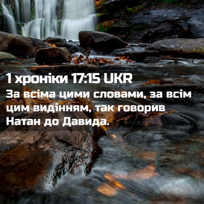 Picture 02 - 1 хроніки 17:15 UKR - За всіма цими словами, за - Bible Verse Picture