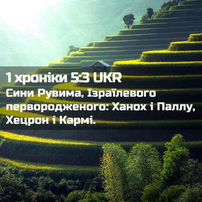 Picture 02 - 1 хроніки 5:3 UKR - Сини Рувима, Ізраїлевого - Bible Verse Picture