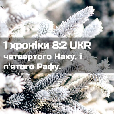 Picture 02 - 1 хроніки 8:2 UKR - четвертого Наху, і п'ятого - Bible Verse Picture
