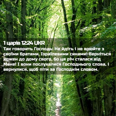Picture 02 - 1 царів 12:24 UKR - Так говорить Господь: Не - Bible Verse Picture