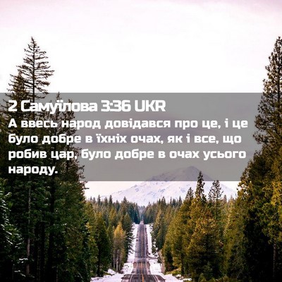 Picture 02 - 2 Самуїлова 3:36 UKR - А ввесь народ довідався - Bible Verse Picture