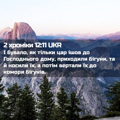 Picture 02 - 2 хроніки 12:11 UKR - І бувало, як тільки цар - Bible Verse Picture