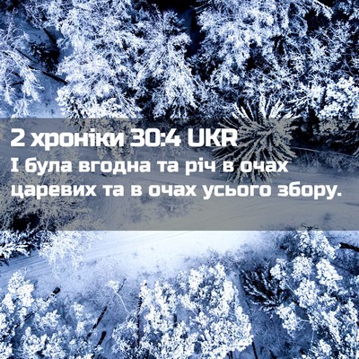 Picture 02 - 2 хроніки 30:4 UKR - І була вгодна та річ в очах - Bible Verse Picture