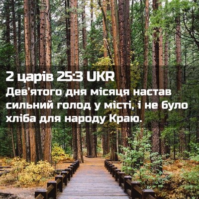Picture 02 - 2 царів 25:3 UKR - Дев'ятого дня місяця - Bible Verse Picture