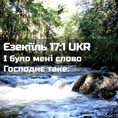Picture 02 - Єзекіїль 17:1 UKR - І було мені слово Господнє - Bible Verse Picture