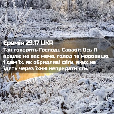 Picture 02 - Єремія 29:17 UKR - Так говорить Господь - Bible Verse Picture